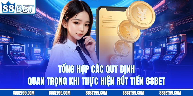 Tổng hợp các quy định quan trọng khi thực hiện rút tiền 88BET